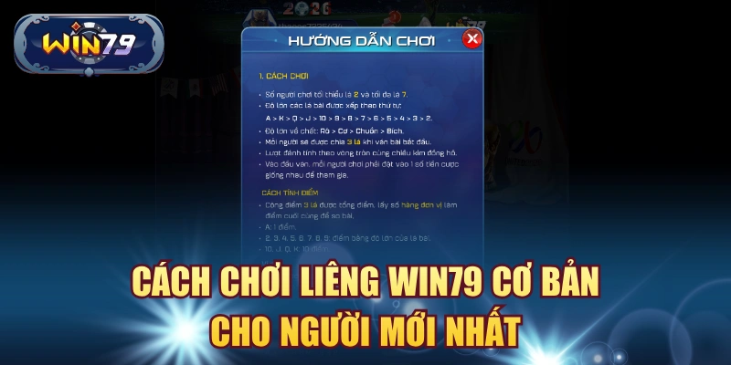 Cách chơi liêng win79 cơ bản cho người mới nhất