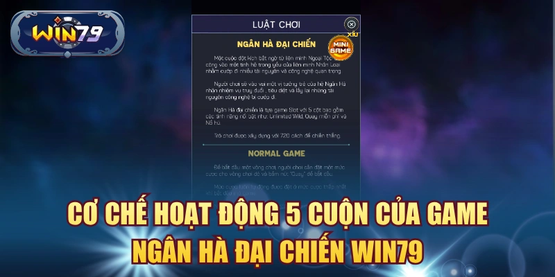 Cơ chế hoạt động 5 cuộn của game Ngân Hà Đại Chiến Win79