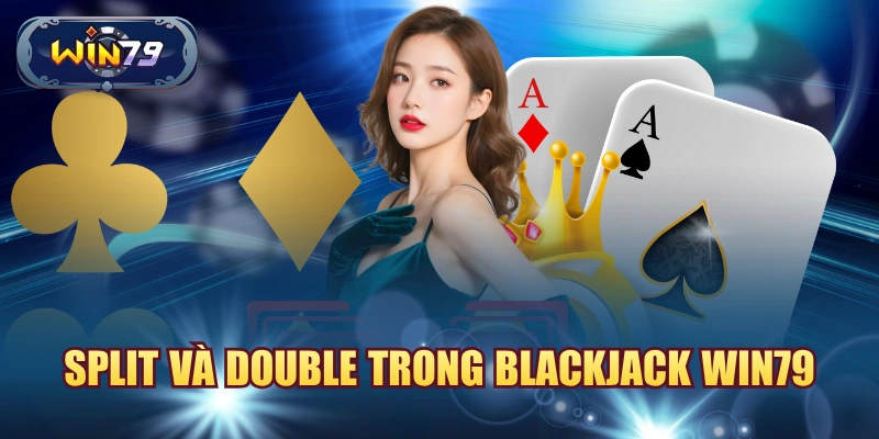 Split và double trong Blackjack Win79