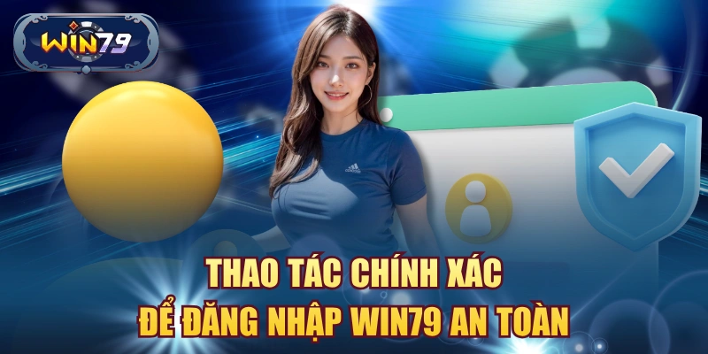 Thao tác chính xác để đăng nhập win79 an toàn