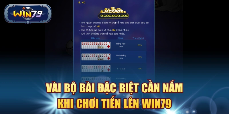 Vài bộ bài đặc biệt cần nắm khi chơi tiến lên win79